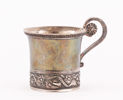 Kopp med hänkel, silver, empire, Ryssland, 1832