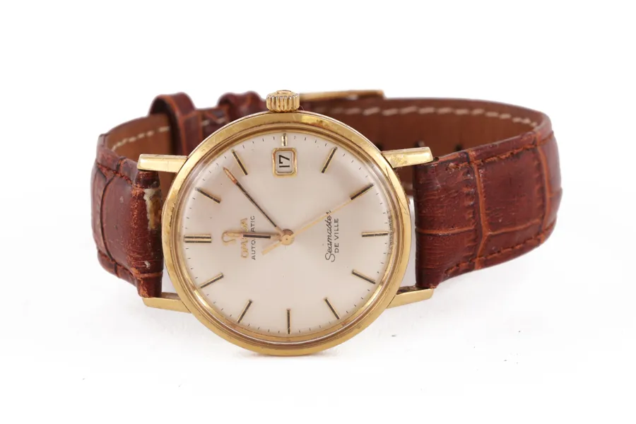 Herrarmbandsur i 18k, Omega, Seamaster De Ville