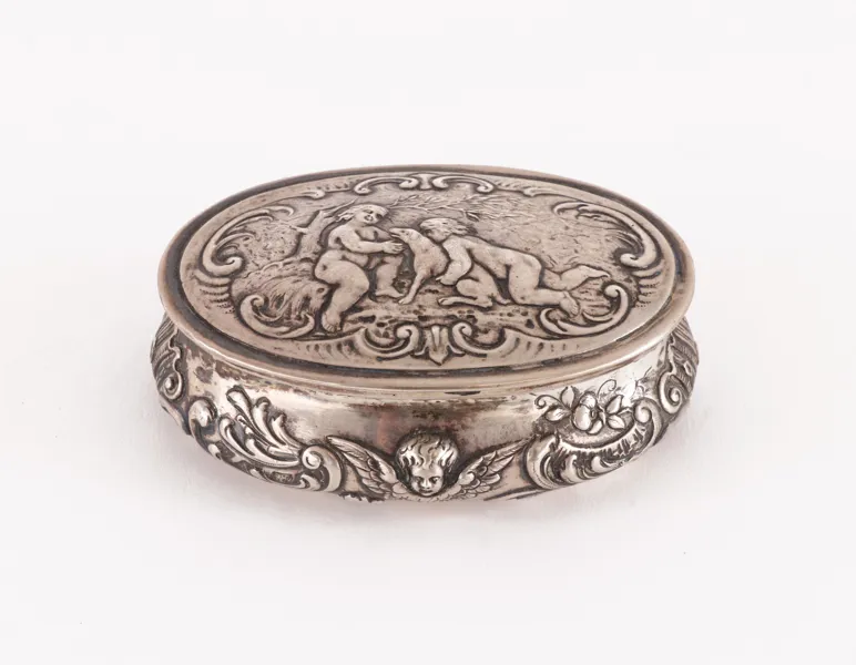 Lockask i silver, Hanau, Tyskland, 18/1900-tal