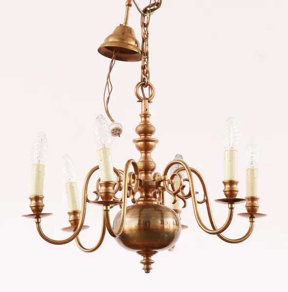 Ljuskrona, barockstil, 1900-tal