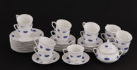 Kaffeservis, "Blå blom", Old Gustavsberg