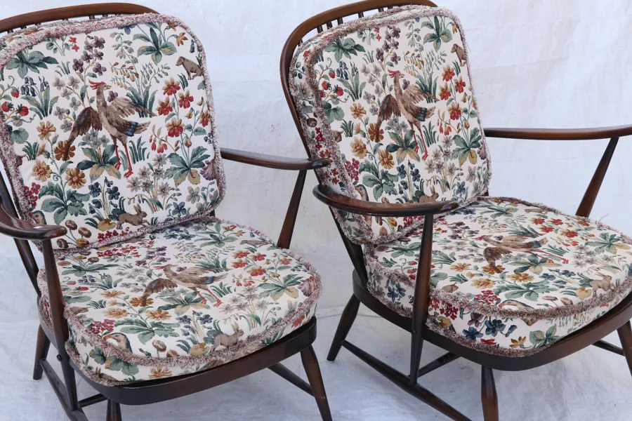 Fåtöljer ett par, Lucian Ercolani, Ercol, 1900-talets andra hälft