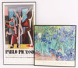 Affischer 2st, van Gogh samt Picasso, 1980