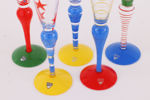 Champagneglas 5st, "Clown", Ann Nilsson för Orrefors