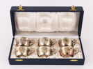 Hänkelkoppar 6st, silver, 1900-tal