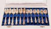 Kaffeskedar 6st samt moccaskedar 6st, silver, "Disa"