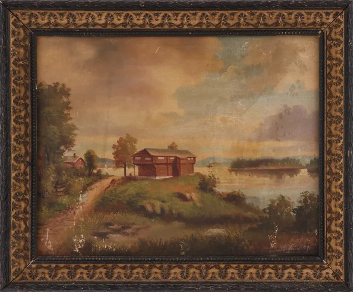 Okänd konstnär, daterad 1890
