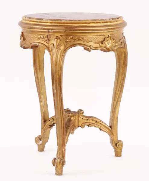 Lampbord, rokokostil, 1900-tal