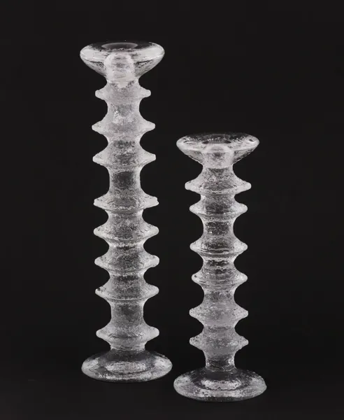 Ljusstakar 2st, "Festivo", Timo Sarpaneva för Iittala