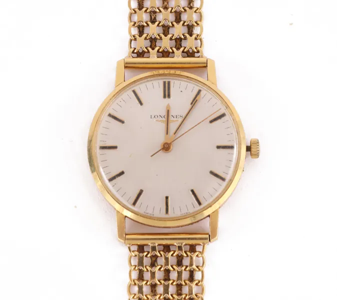 Herrarmbandsur i 18k, Longines, daterad 1973