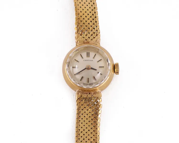 Damarmbandsur i 18k, Certina