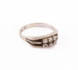 Ring i 18k vitguld