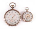 Fickur 2st, silver, Omega samt Zenith