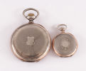 Fickur 2st, silver, Omega samt Zenith