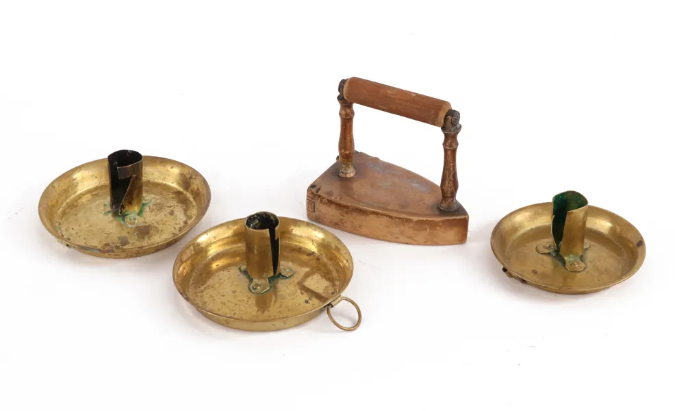 Mässing 4 delar, 1800-tal