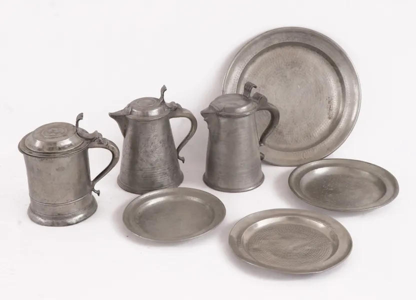 Tenn 7 delar, 17/1800-tal