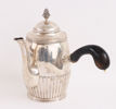 Kaffekanna, silver, empirestil, C.G.Hallberg, Stockholm, 1902