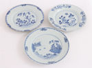Tallrikar 3st, Kina, Qianlong, 1700-tal