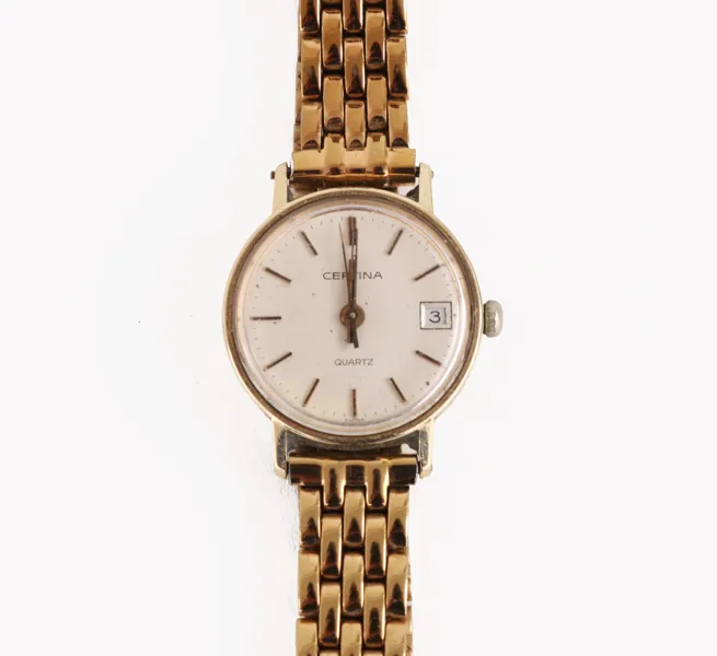 Damarmbandsur i 18k, Certina