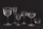 Glasservisdelar, 1900-talets första hälft