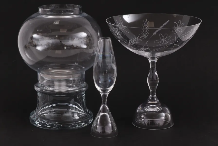 Glas 3 delar