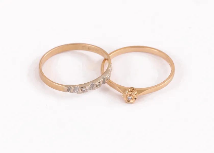 Ringar 2st, 18k