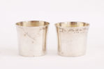 Supkoppar ett par, silver, 1808