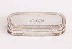Snusdosa i silver, 1804