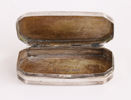 Snusdosa i silver, 1804
