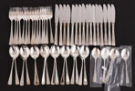 Bestickservisdelar 52st, silver, "Sten Sture", Eric Löfman för MGAB