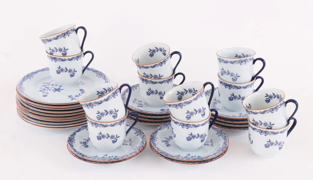 Kaffeservis, "Ostindia", Rörstrand, bl.a. 2000-tal