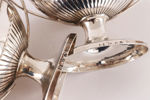 Saltkar ett par, sterlingsilver, England, 18/1900-tal