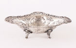 Skål, silver, barockstil, 1900-tal