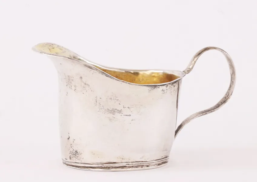 Mjölkkanna i silver, empire, 1814
