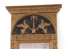 Spegel, empire, Linköping, daterad 1824
