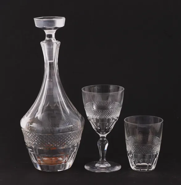 Glasservisdelar, "Rio", Edward Hald för Orrefors