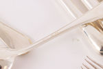 Bestickservisdelar, silver/sterlingsilver, "Svensk Rund"