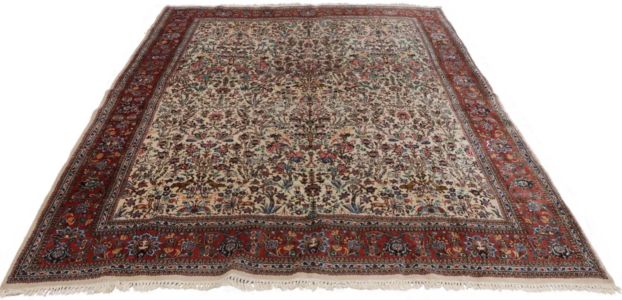 Handknuten matta, orientalisk