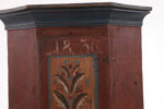 Vägghörnskåp, allmoge, Dalarna, daterat 1836