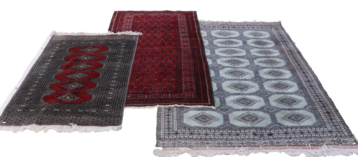 Handknutna mattor 3st, orientaliska