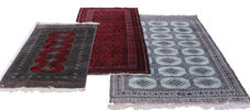 Handknutna mattor 3st, orientaliska