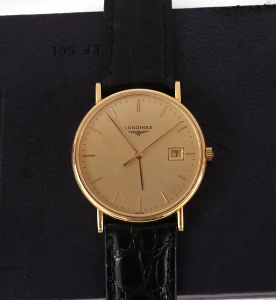 Herrarmbandsur i 18k, Longines