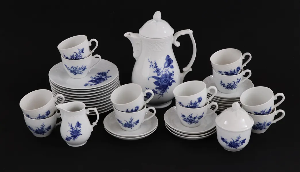 Kaffeservis, "Echt Cobalt", Schumann Arzberg