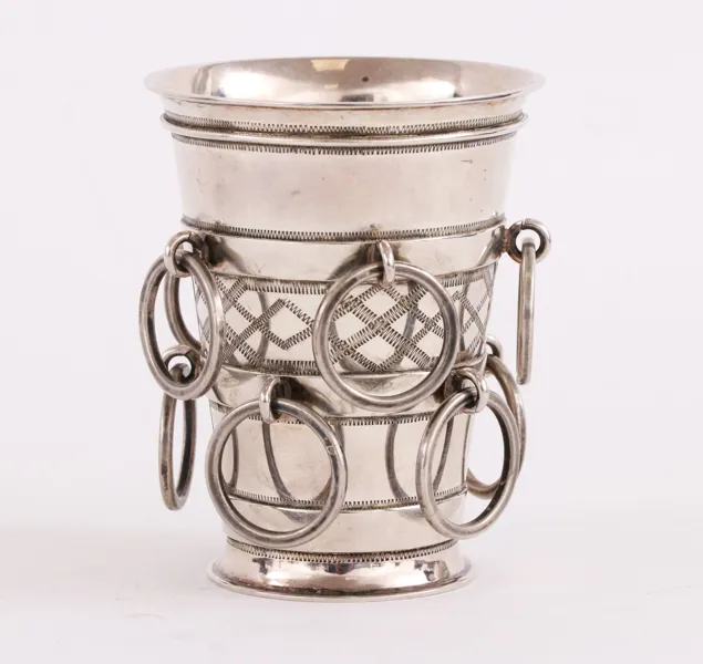Skrammelbägare i sterlingsilver, Frank Juhls, Kautokeino