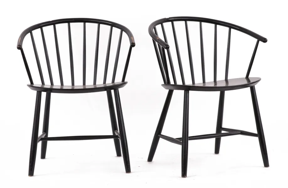 Karmstolar ett par, Eyvind Johansson, Danmark, 1960-tal