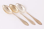 Matskedar 3st, silver, "Svensk Spets"