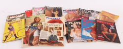 Parti herrtidningar, Playboy samt Penthouse, 1960/70-tal