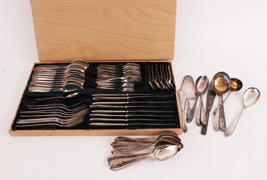 Bestickservisdelar, "Vasa", nysilver
