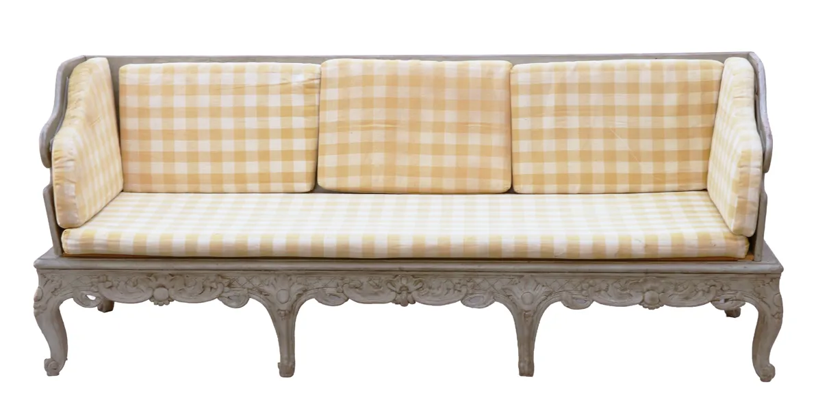 Trågsoffa, Stockholmsarbete i rokoko, 1700-talets andra hälft