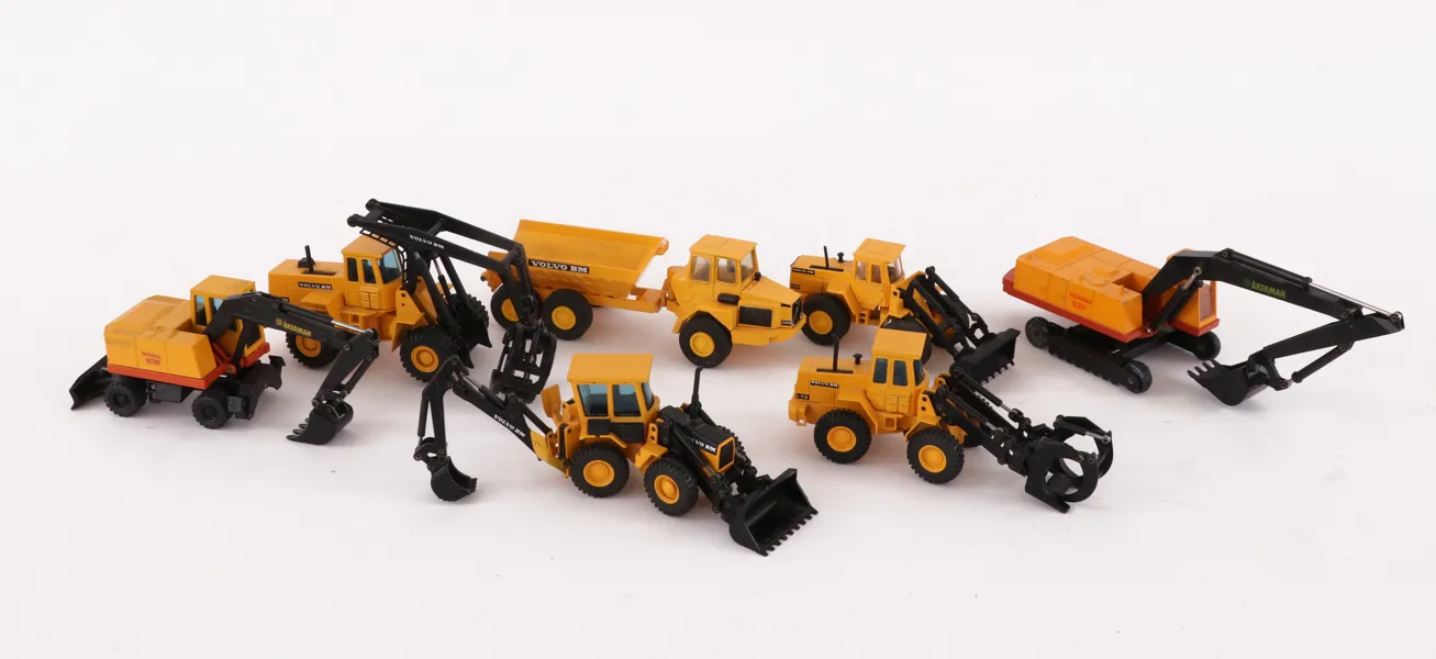 Leksaksfordon 7 delar, bl.a. NZG Modelle, Joal
